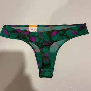 auden green and purple seamless thong